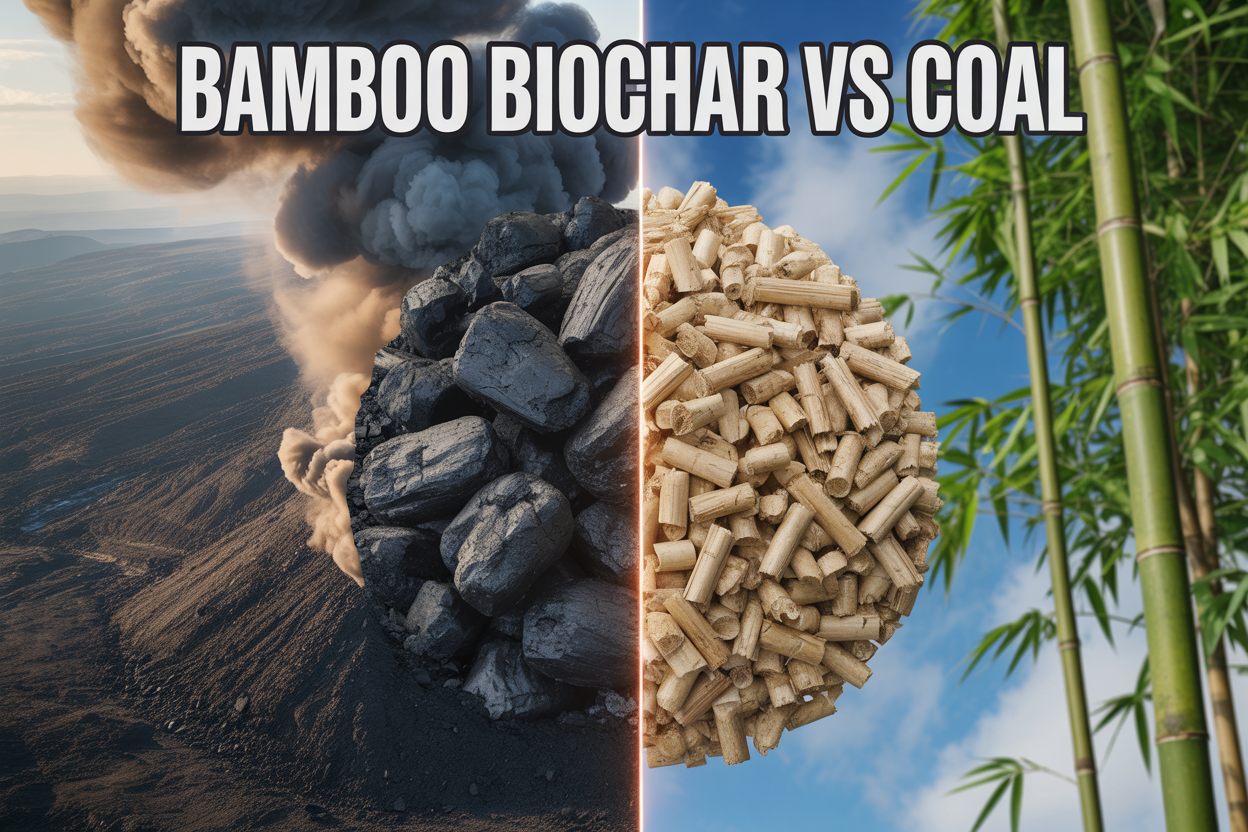 Bamboo Biochar vs Coal: The Environmental Showdown